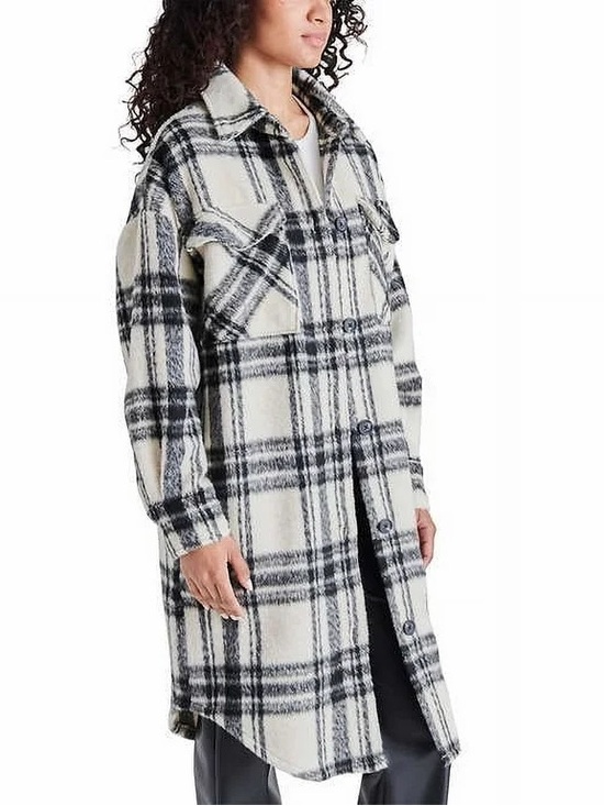 Steve Madden Long Shirt Jacket - Picture 11 of 14